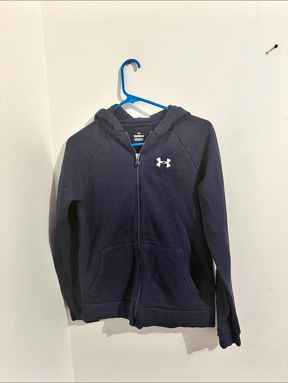 Under Armour navy Blue Zip Hoodie